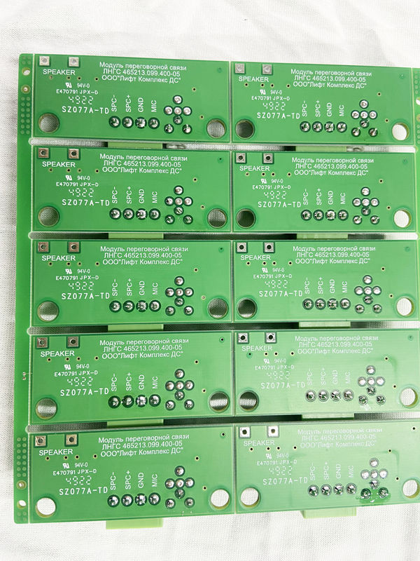 High End 2 Layers PCB Intercom Module Electronics Printed PCB Assembly