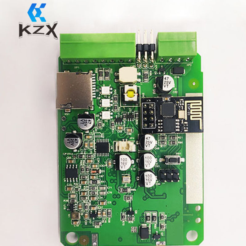 Blue Solder Mask SMT Prototype PCB Assembly With Test FCT QFN Components