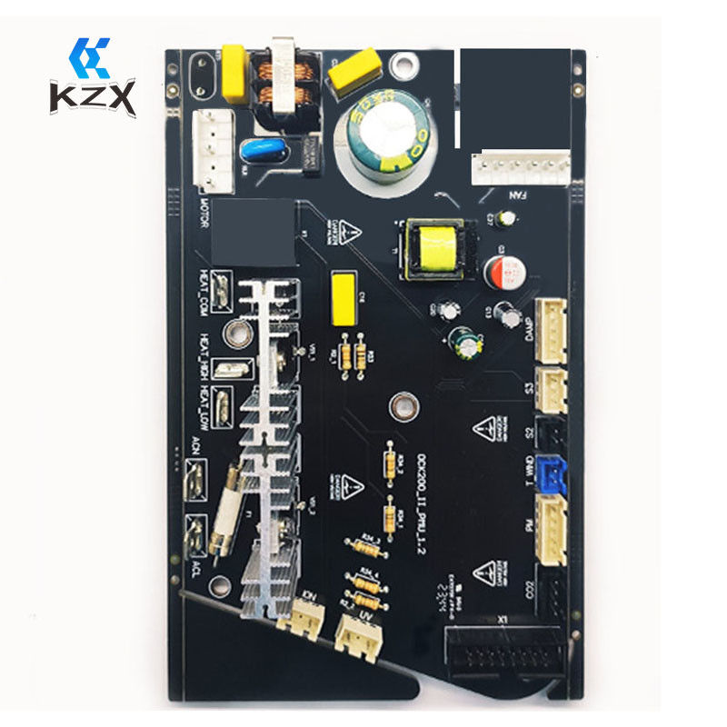 QFN Components X-Ray Test SMT Circuit Board Assembly With Yellow Solder Mask