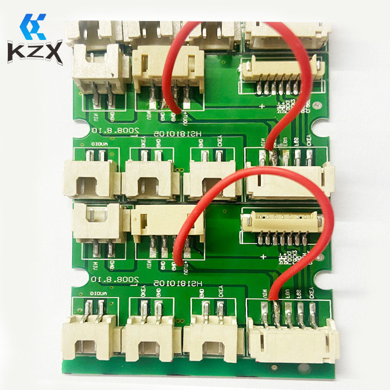 Blind Buried Vias 2 Layers PCB With Green Solder Mask Integration