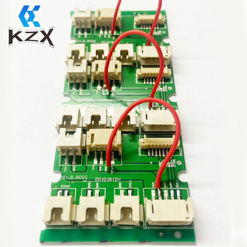 Blind Buried Vias 2 Layers PCB With Green Solder Mask Integration