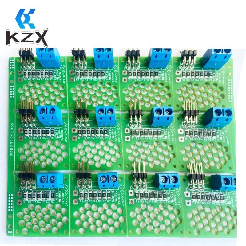 0.4-3.0mm Yellow Silkscreen Multilayer PCB Assembly FR4 Aluminum Rogers Teflon