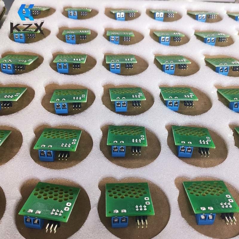 Immersion Silver Electronic PCB Assembly White Silkscreen Color