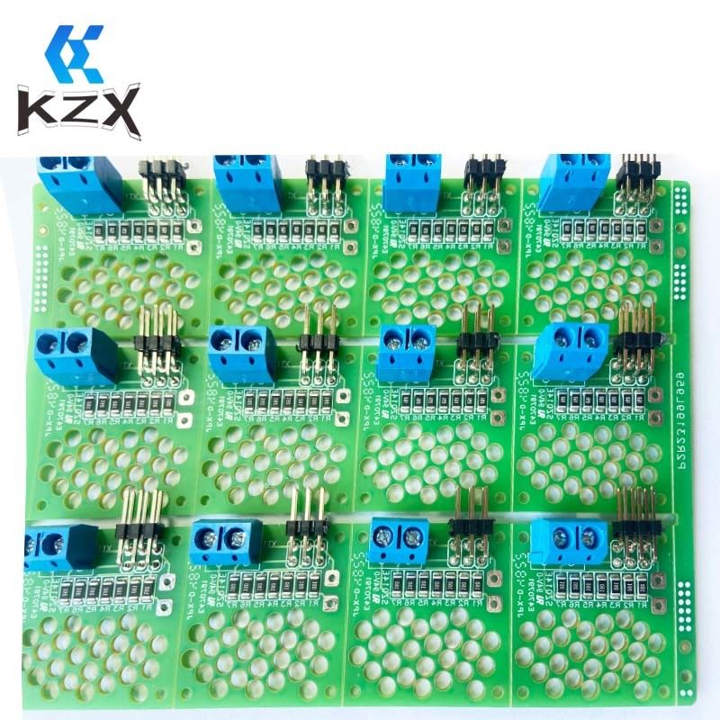 Immersion Silver Electronic PCB Assembly White Silkscreen Color
