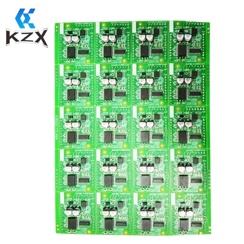 Connectors SMT EMS PCB Assembly With Yellow Solder Mask Black Silk Screen